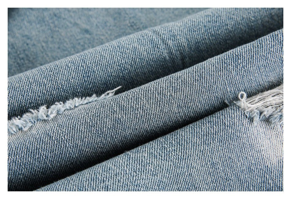 Graffiti Print Denim Chambray Shirt on Sale - Men's and Women's Short Sleeve Urban Style - Seakoff