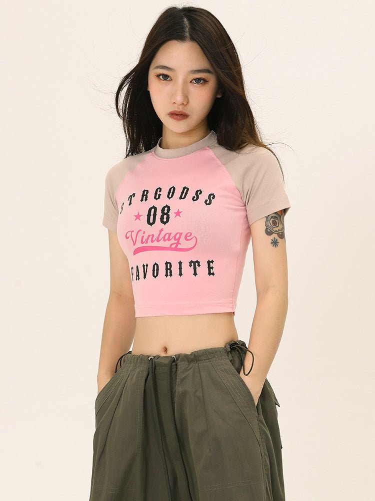 Graphic Crop Tee - Seakoff