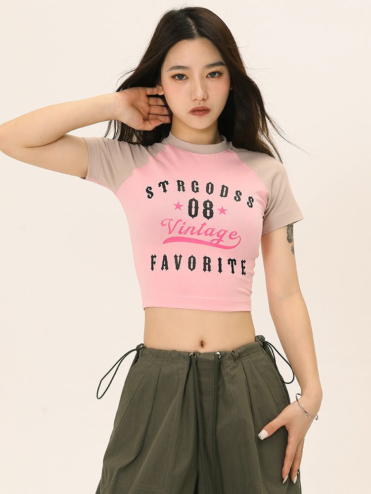 Graphic Crop Tee - Seakoff