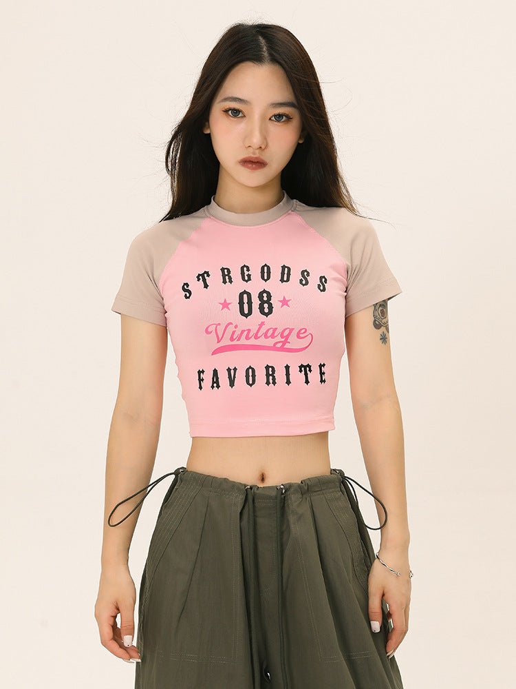 Graphic Crop Tee - Seakoff