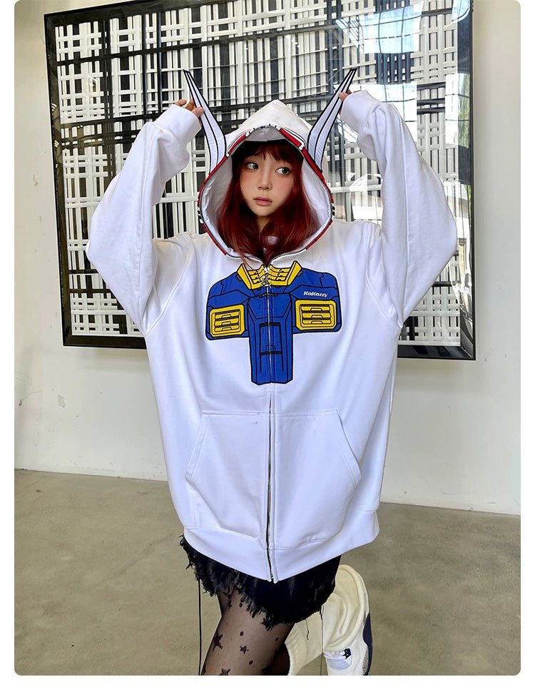 GUNDAM Full-Zip Hoodie - Seakoff