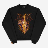 Jujutsu Kaisen Fire Sorcerer Oversized Sweatshirt | Premium Anime Apparel - Seakoff