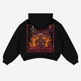 Jujutsu Kaisen Sukuna Fire Anime Hoodie - Embrace the Power of the King of Curses - Seakoff