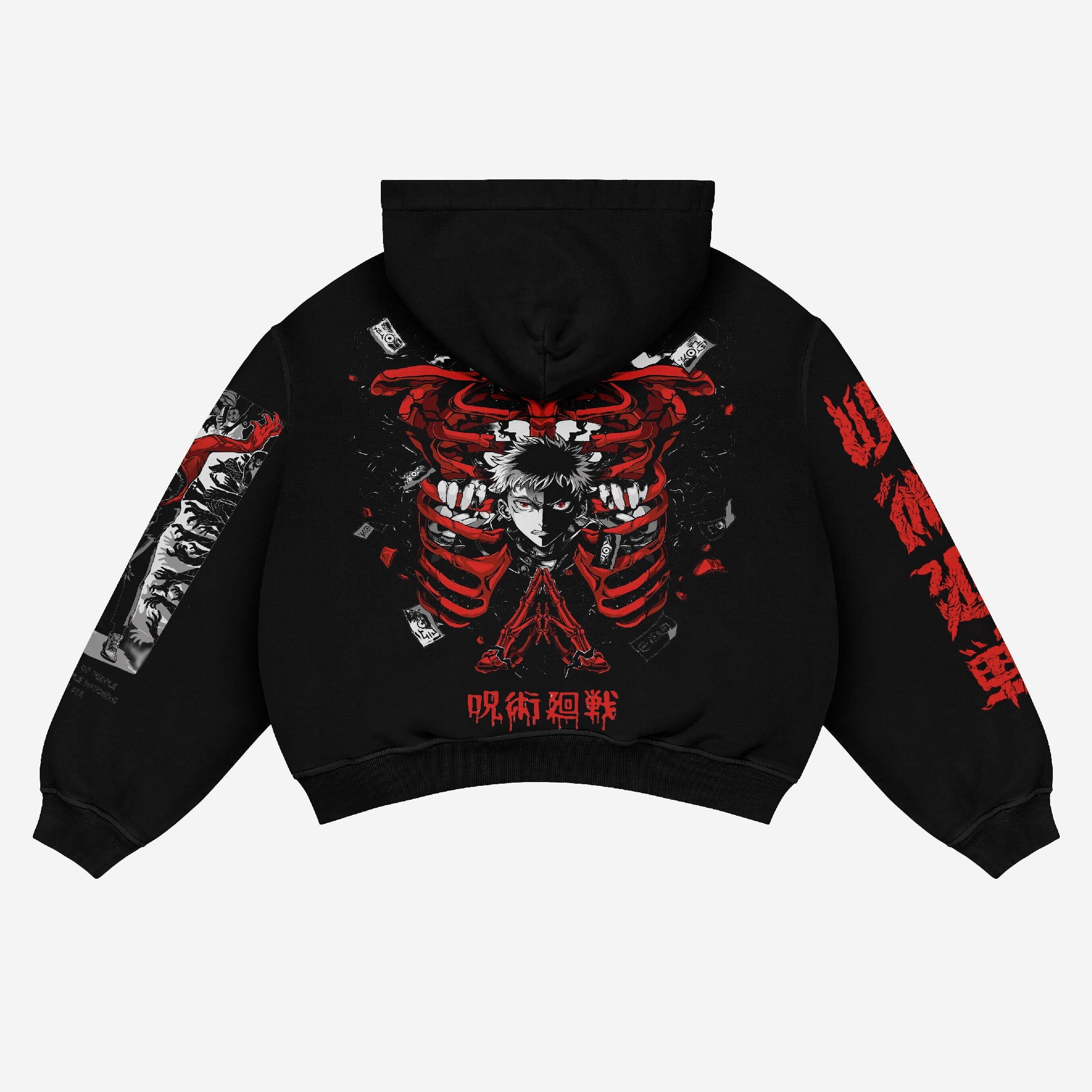 Jujutsu Kaisen Yuji Itadori Anime Hoodie - Embrace the Power of the Cursed Energy - Seakoff