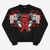 Jujutsu Kaisen Yuji Itadori & Sukuna Oversized Sweatshirt | Premium Anime Apparel - Seakoff