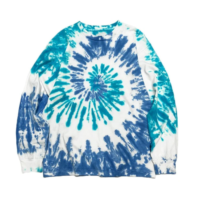 Long Sleeve Tie Dye T - Shirts for Men and Women - Vibrant and Comfortable Casual Wear - Seakoff