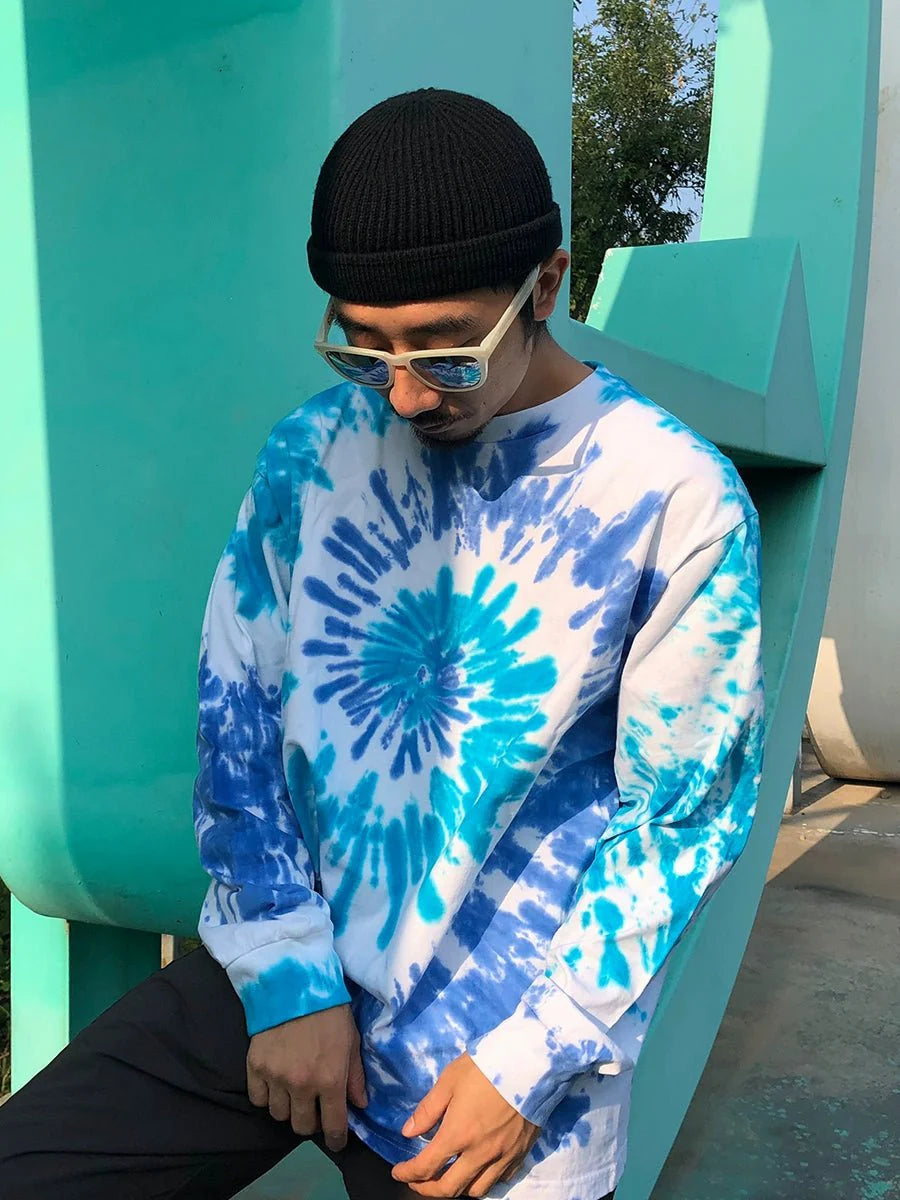 Long Sleeve Tie Dye T - Shirts for Men and Women - Vibrant and Comfortable Casual Wear - Seakoff