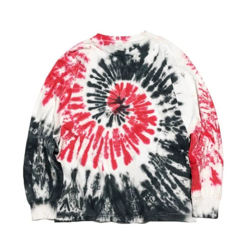 Long Sleeve Tie Dye T - Shirts for Men and Women - Vibrant and Comfortable Casual Wear - Seakoff