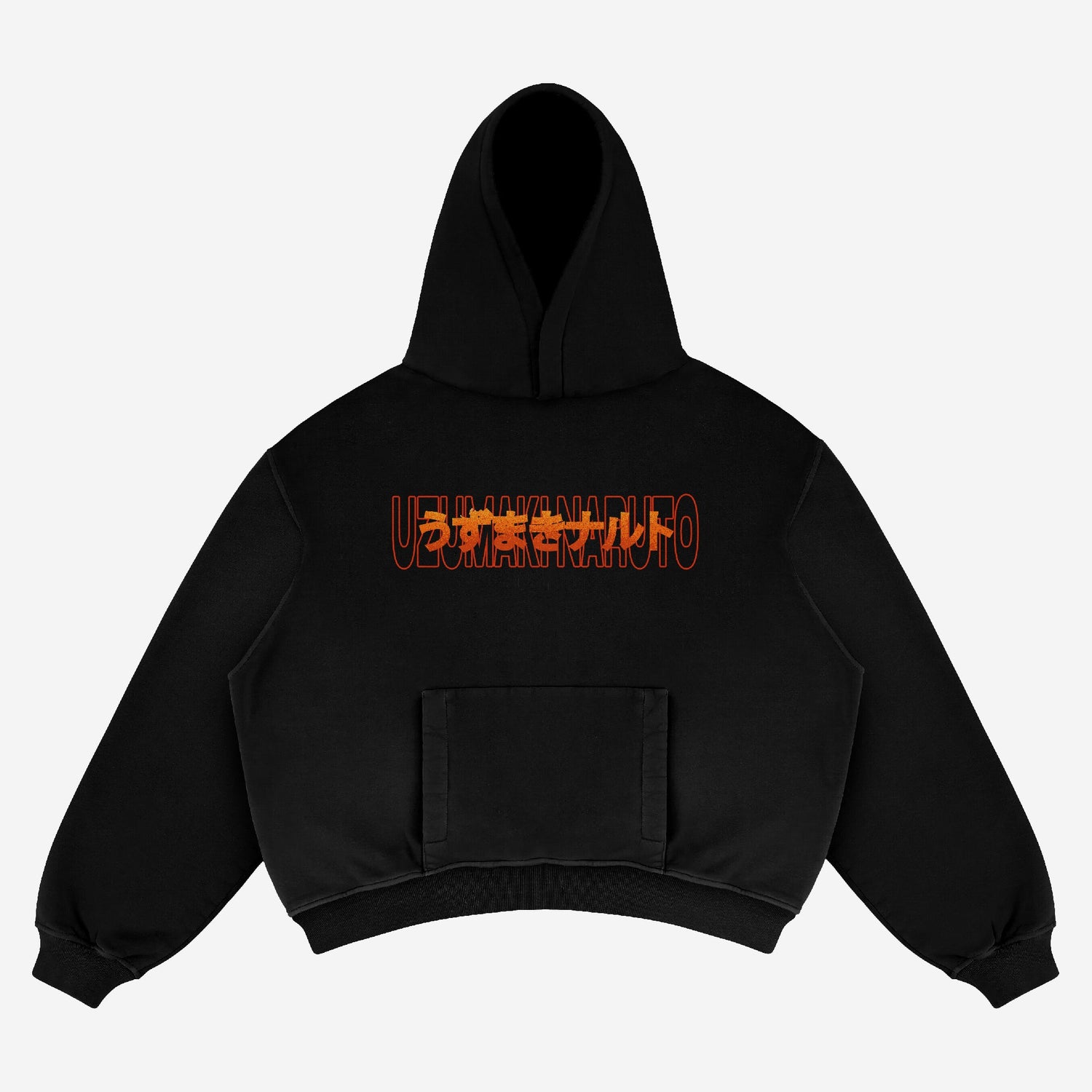 Naruto and Kurama Fusion Anime Hoodie - Unleash the Power of Rasengan - Seakoff