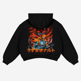 Naruto and Kurama Fusion Anime Hoodie - Unleash the Power of Rasengan - Seakoff