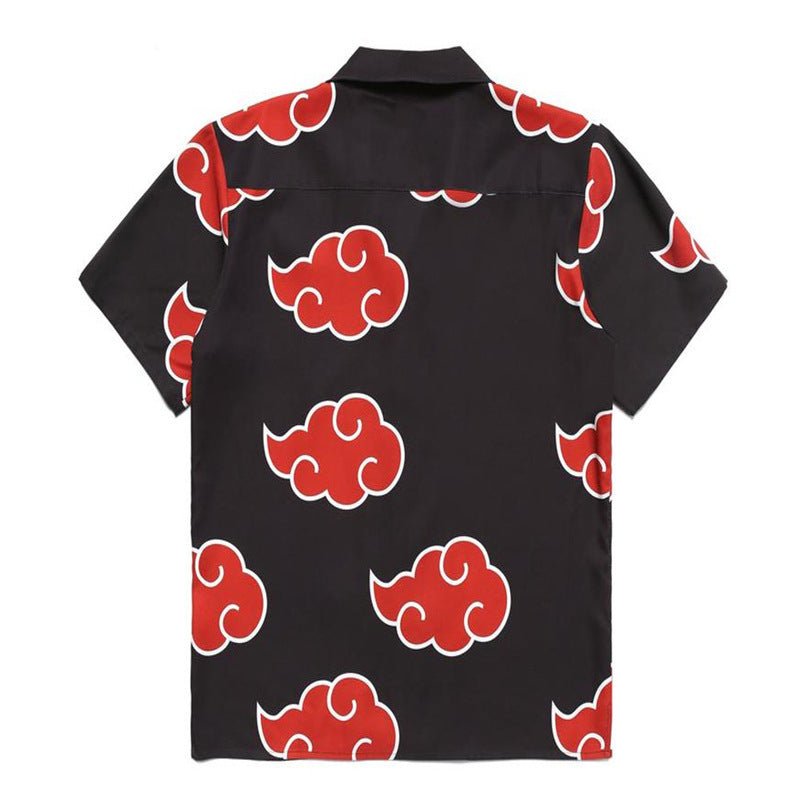 naruto anime button up shirt - Seakoff