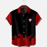 naruto anime button up shirt - Seakoff