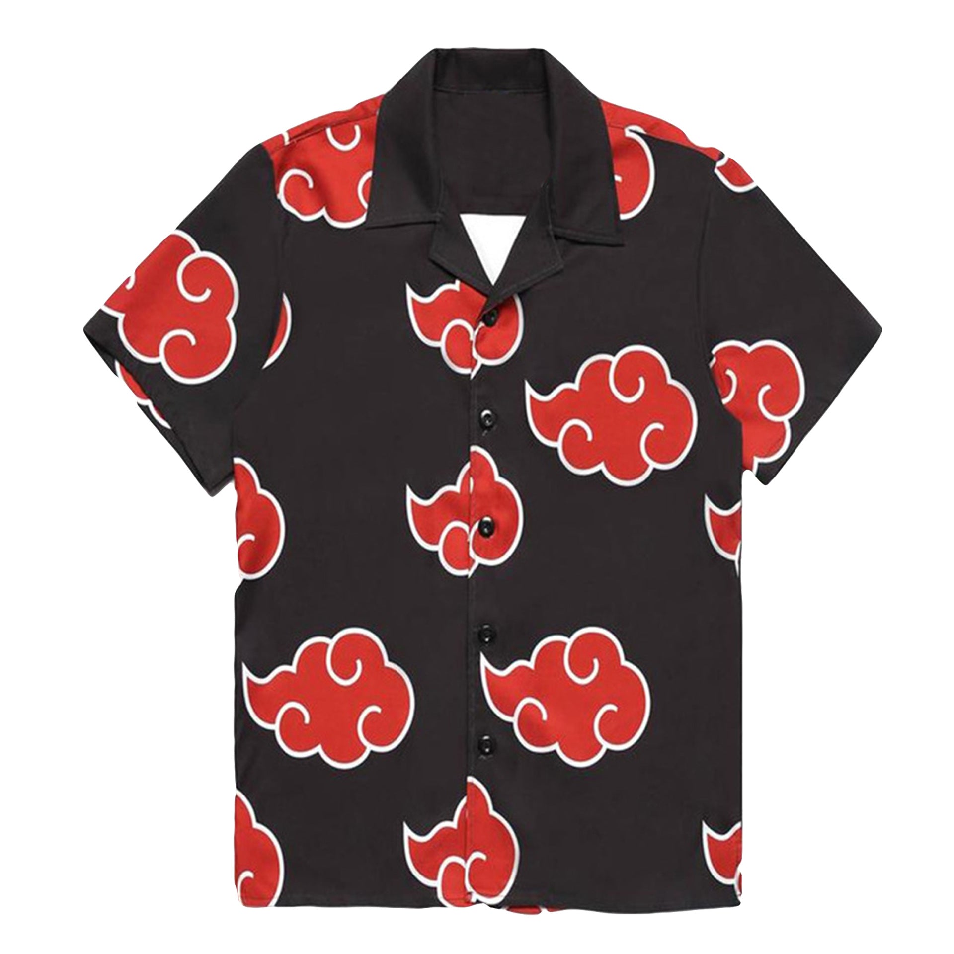 naruto anime button up shirt - Seakoff