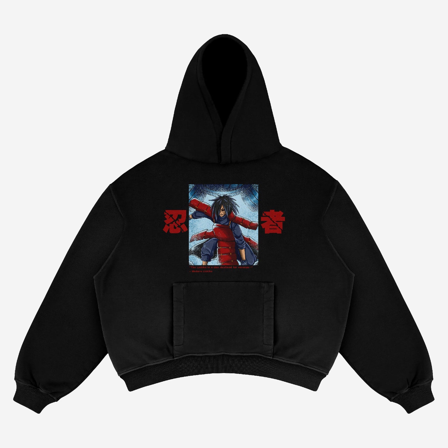 Naruto Madara Uchiha Susanoo Anime Hoodie - Unleash the Power of the Uchiha Clan - Seakoff