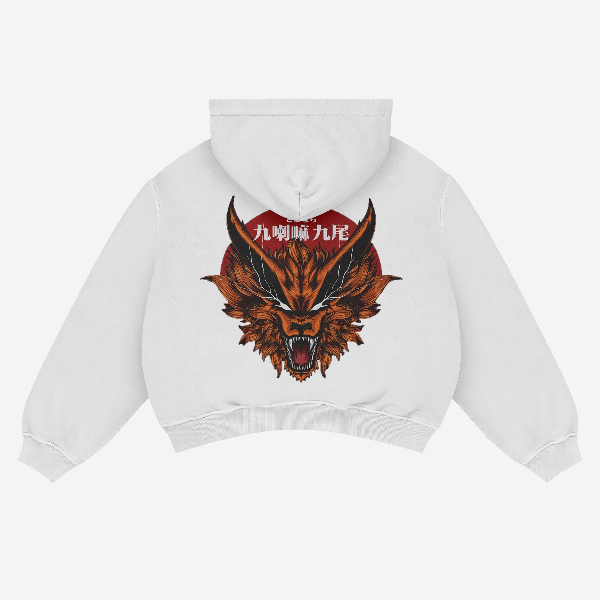 Naruto Nine - Tails Kurama Anime Hoodie - Embrace the Power of the Nine - Tails - Seakoff