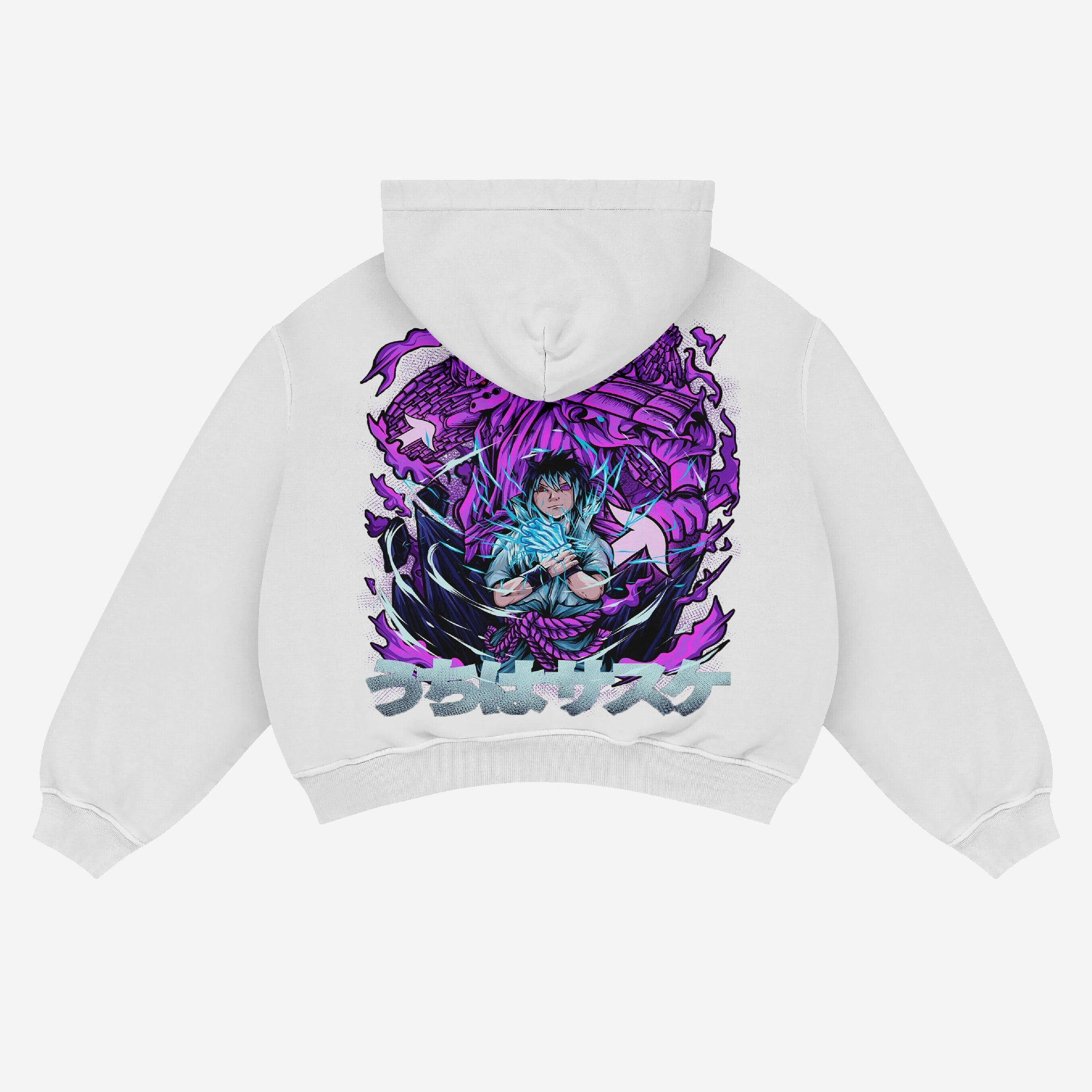 Naruto Sasuke Chidori Anime Hoodie - Unleash the Power of the Uchiha - Seakoff