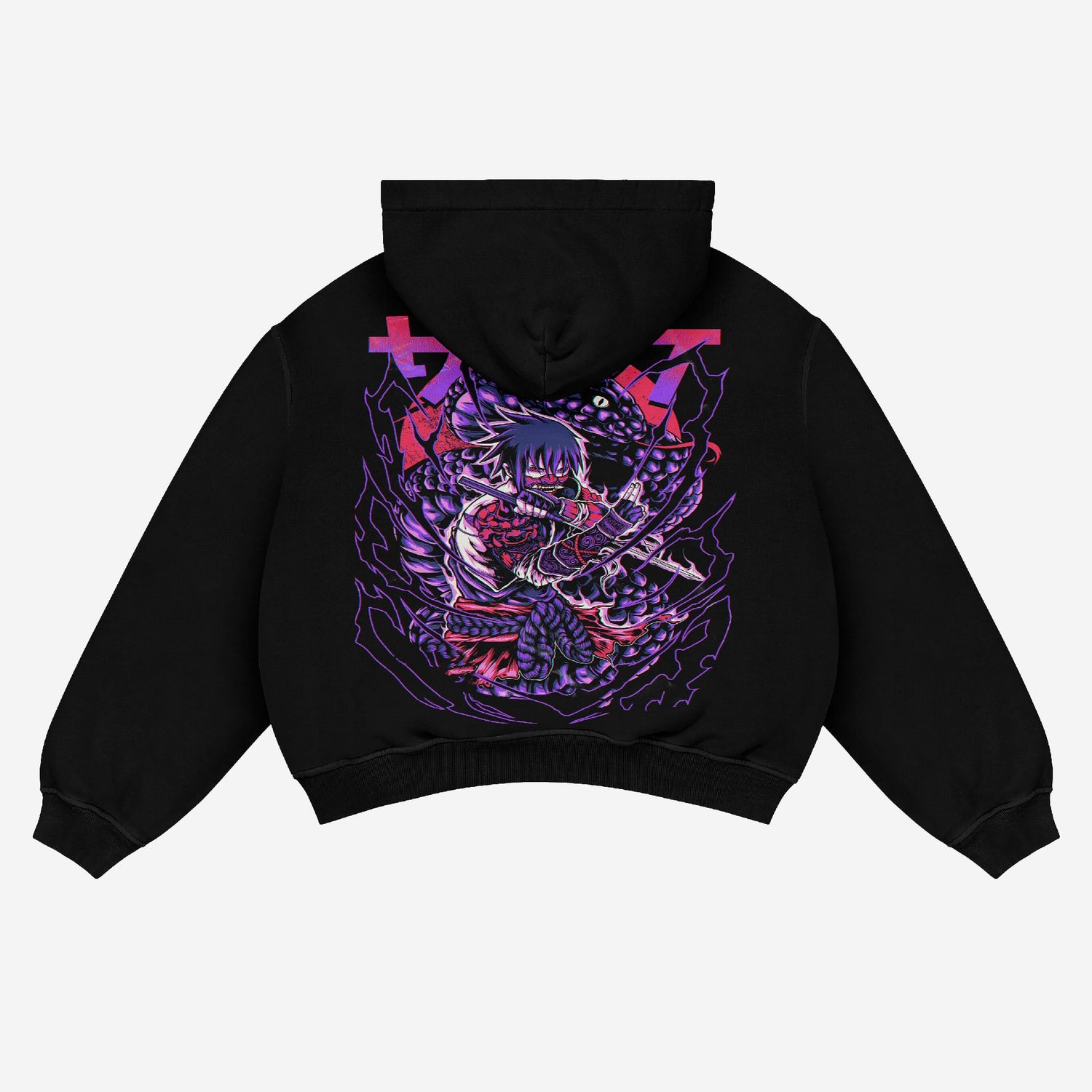 Naruto Sasuke Uchiha Anime Hoodie - Embrace the Power of the Sharingan - Seakoff