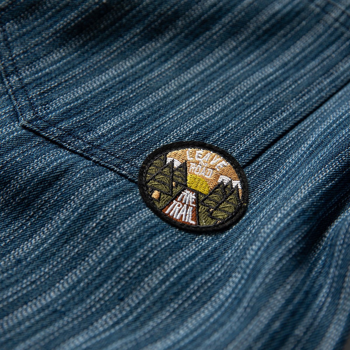 Neviraler Retro Amekaji Long - Sleeved Shirt Casual Loose Vertical Stripes Denim Shirt Men's Nra30 - Seakoff