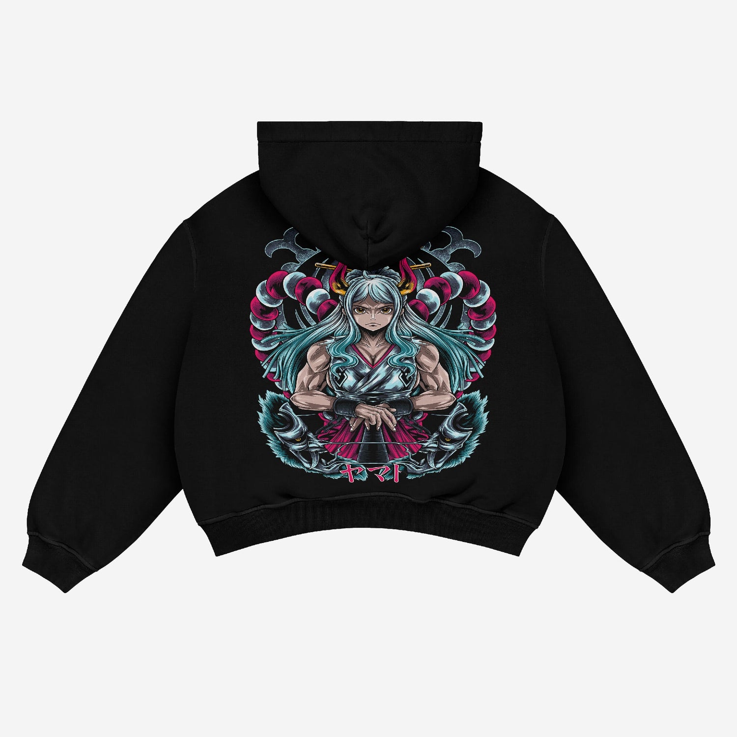 One Piece Yamato Anime Hoodie - Embrace the Strength of the Oni Princess - Seakoff