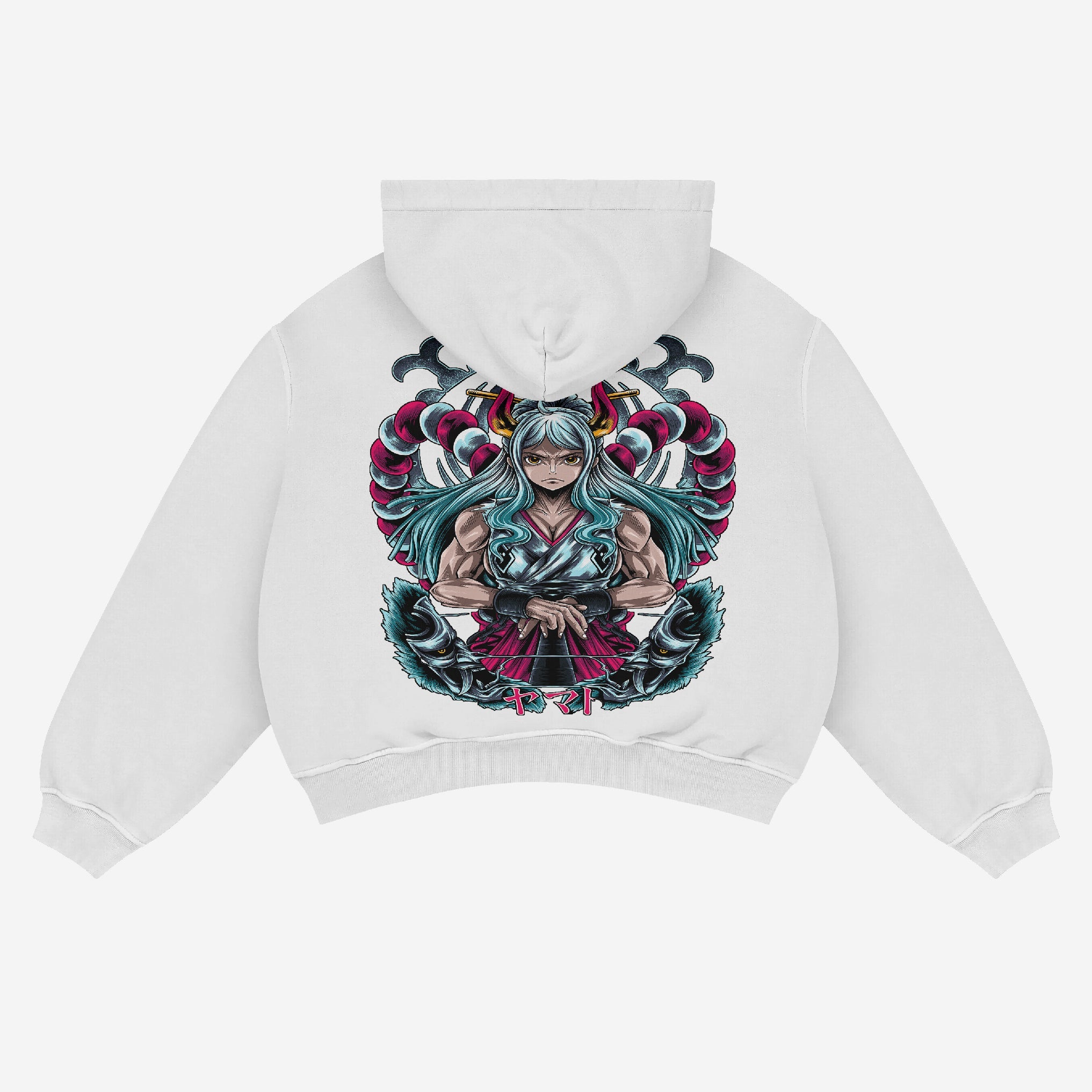 One Piece Yamato Anime Hoodie - Embrace the Strength of the Oni Princess - Seakoff