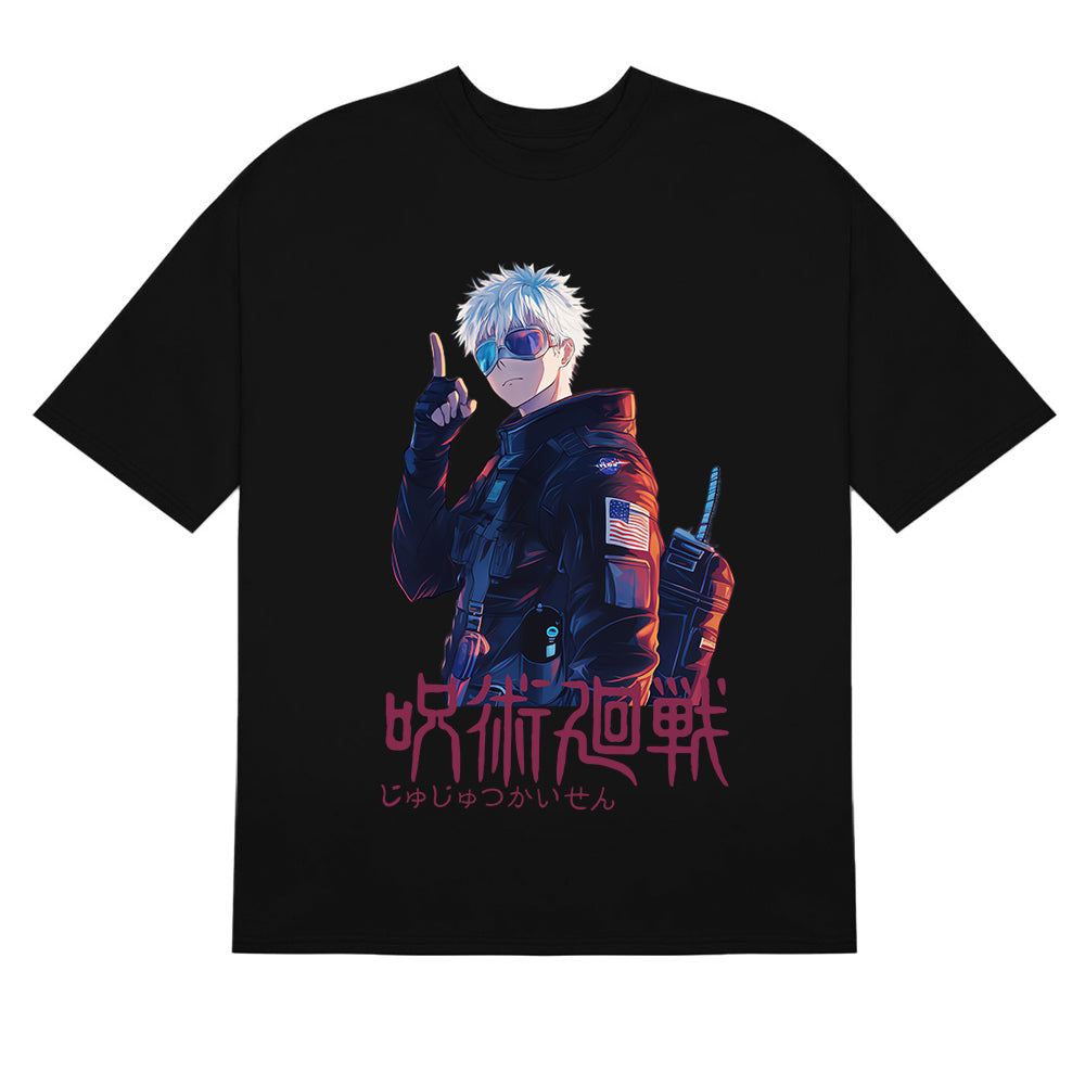 NASA Gojo Jujutsu Kaisen USA Tactical T-Shirt – Exclusive Anime Apparel