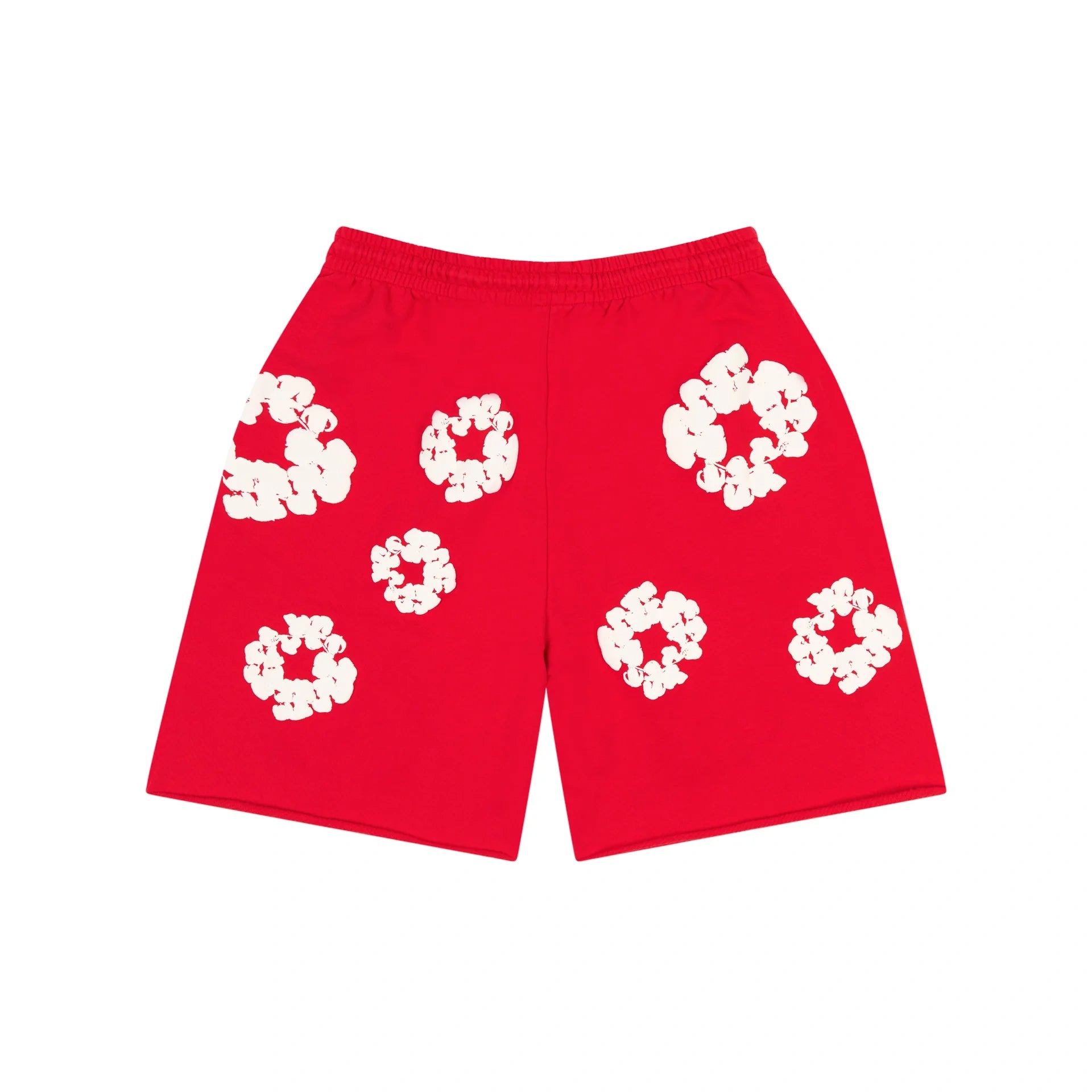 Denim Tears Cotton Wreath Sweat Shorts – Red