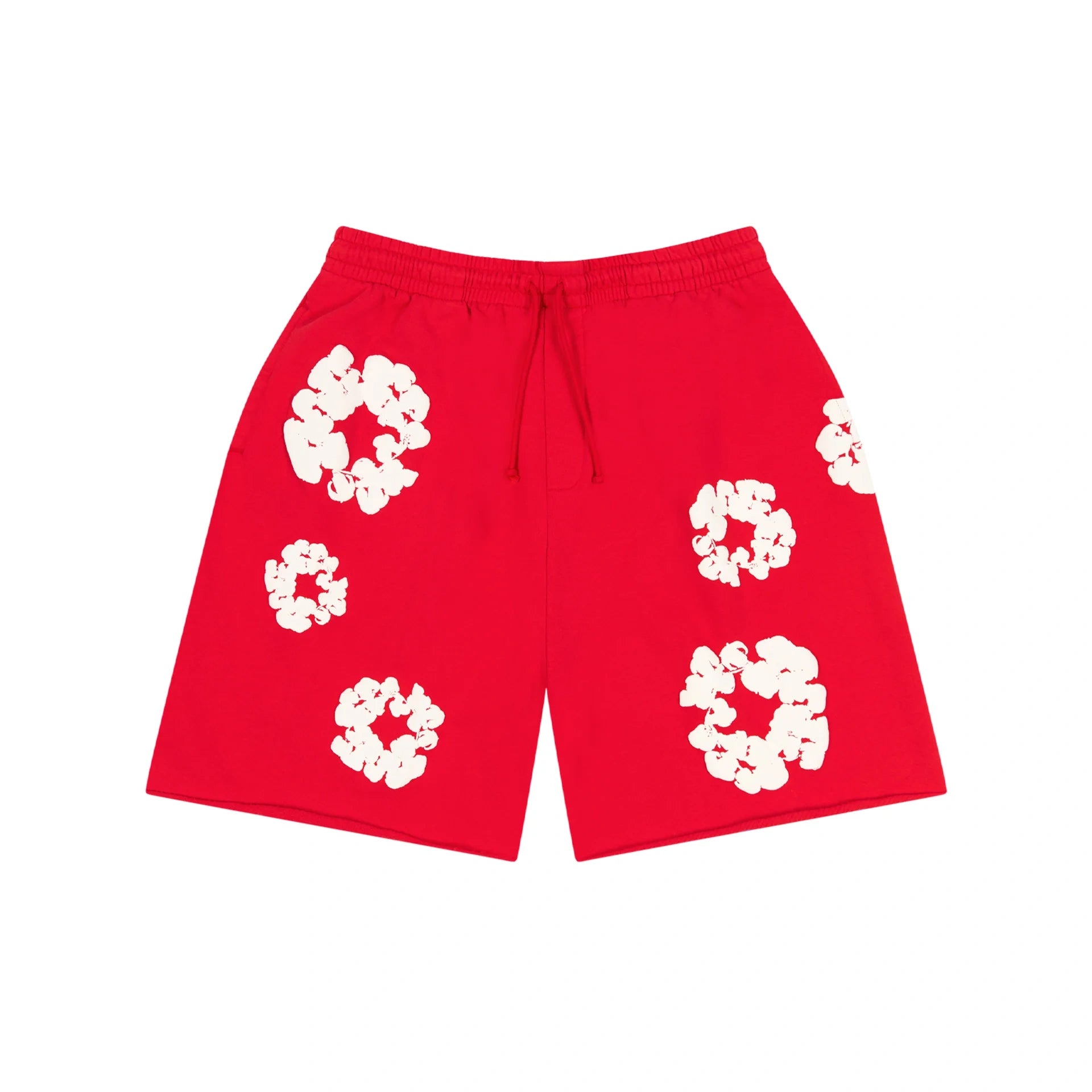 Denim Tears Cotton Wreath Sweat Shorts – Red