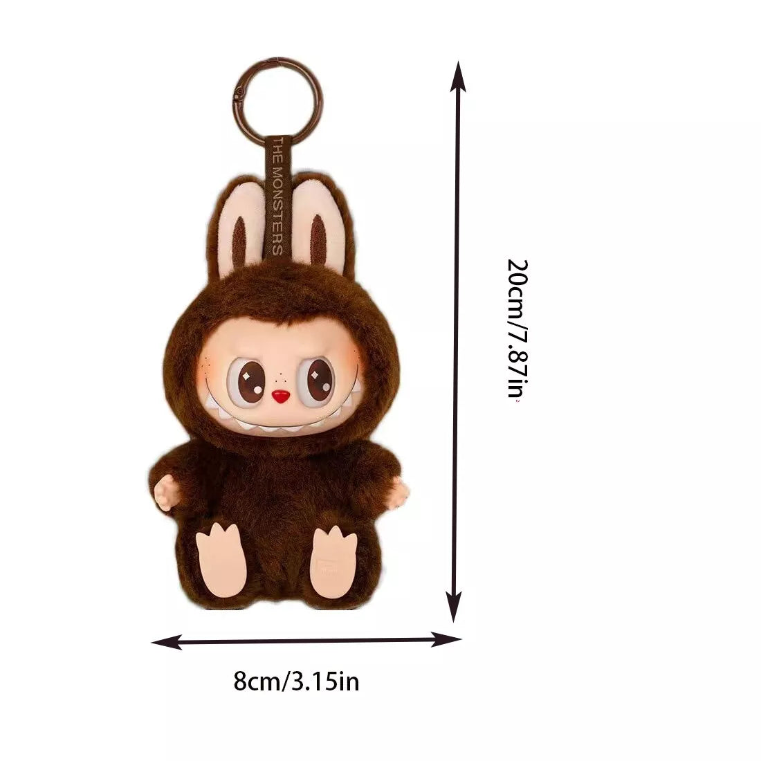 流行音樂會Labubu Doudou Doll KeyChain  - 限量版收藏玩具來自Monsters系列