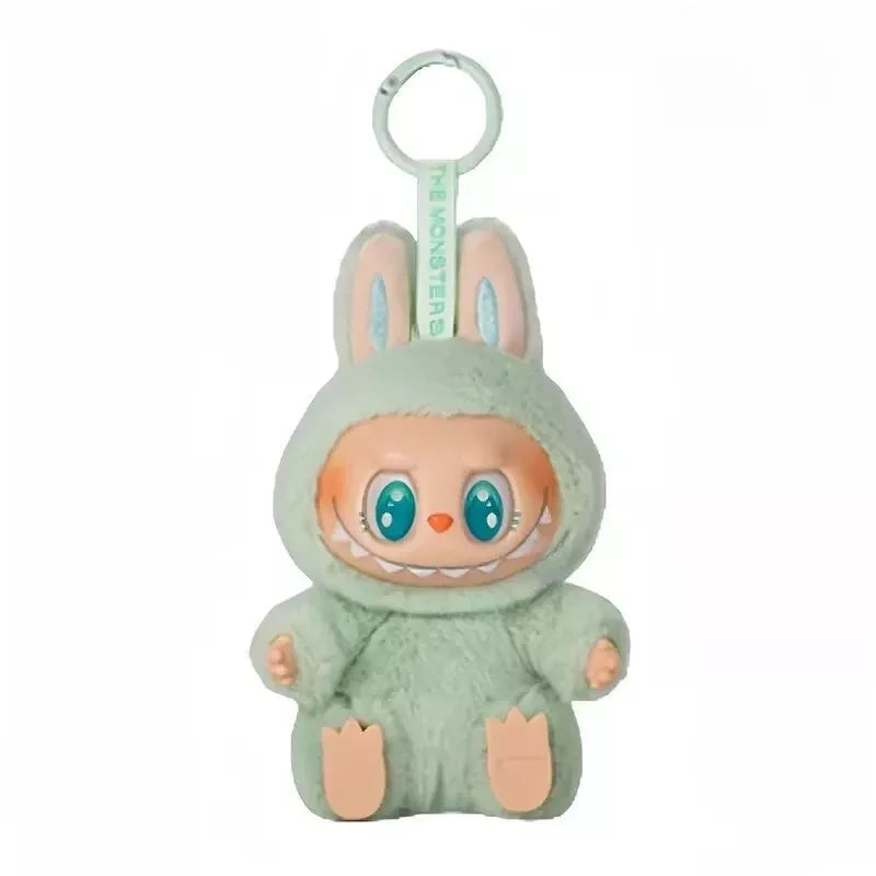 Pop Mart Labubu Ququ Doll Keychain - طبعة محدودة Mint Green Bunny Collectible