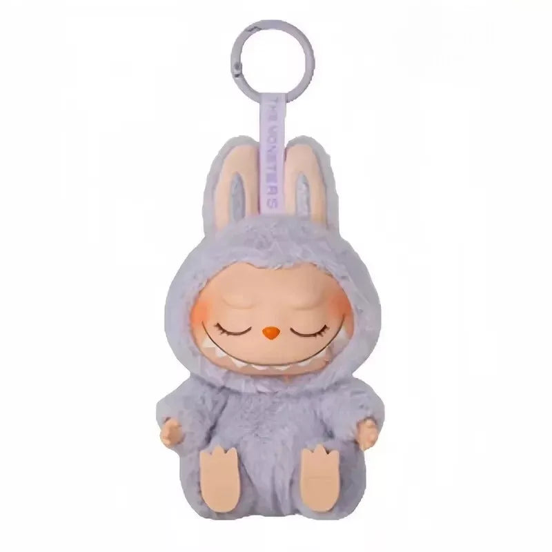 Pop Mart Labubu Zizi Doll Keychain - طبعة محدودة Lavender Bunny Collectible