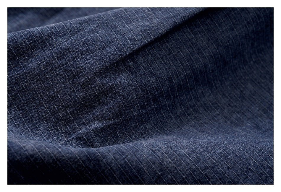 Shop Classic Blue Denim Chambray Shirt on Sale - Men's and Women's Long Sleeve Vintage Style - Seakoff