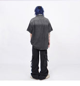 Shop Gradient Denim Chambray Shirt on Sale - Men&