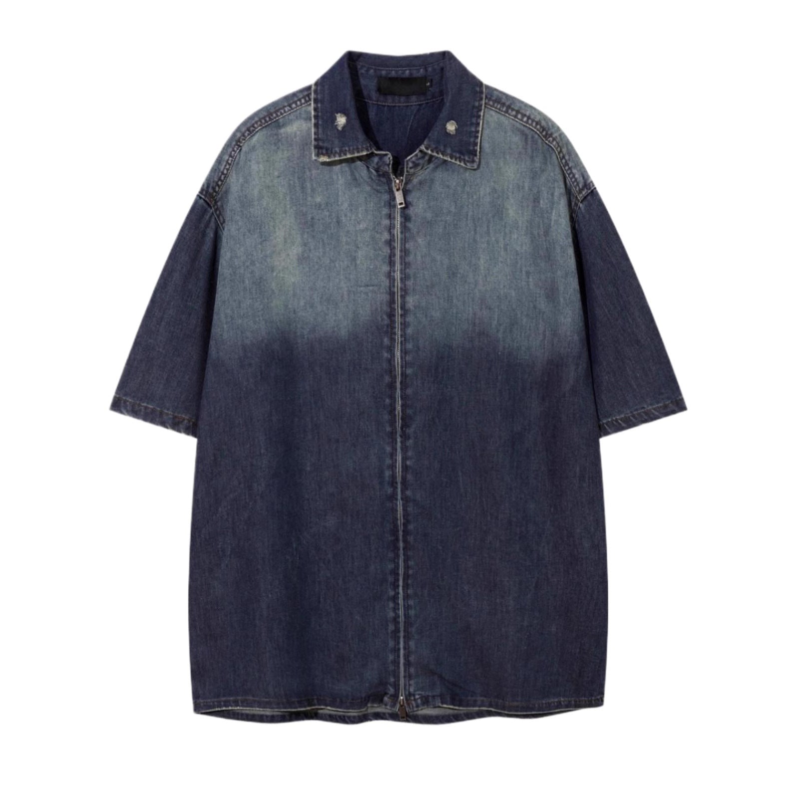 Shop Gradient Denim Chambray Shirt on Sale - Men&