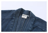 Shop Tie - Front Denim Chambray Jacket on Sale - Men&