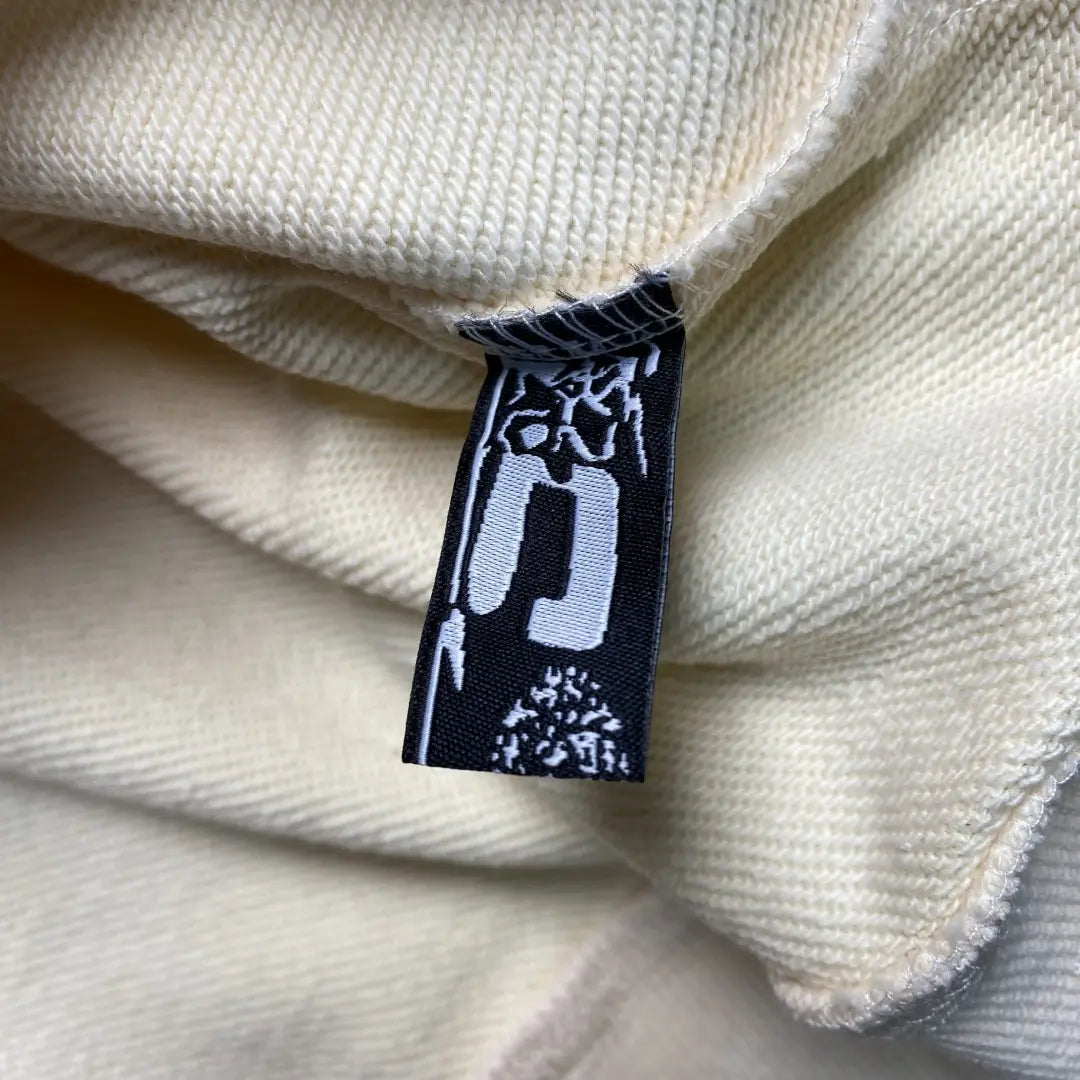 Creme Beige Sp5der Web Classic Hoodie 440GSM – Creme Spider Hoodie Rot Web Print