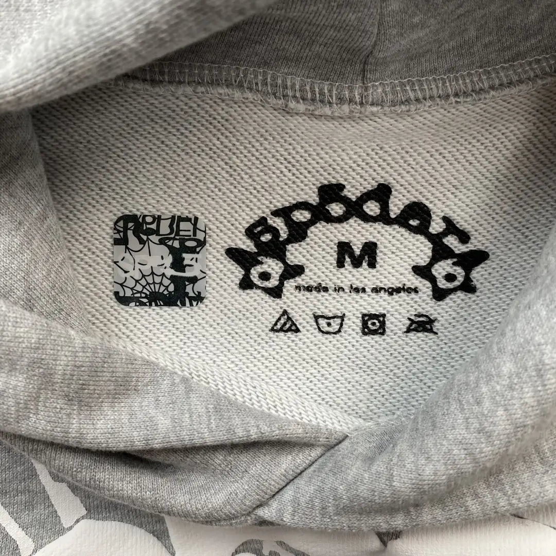 Grey Sp5der I Love Spider Hoodie 440GSM – Grey Spider Hoodie I Heart Web Print