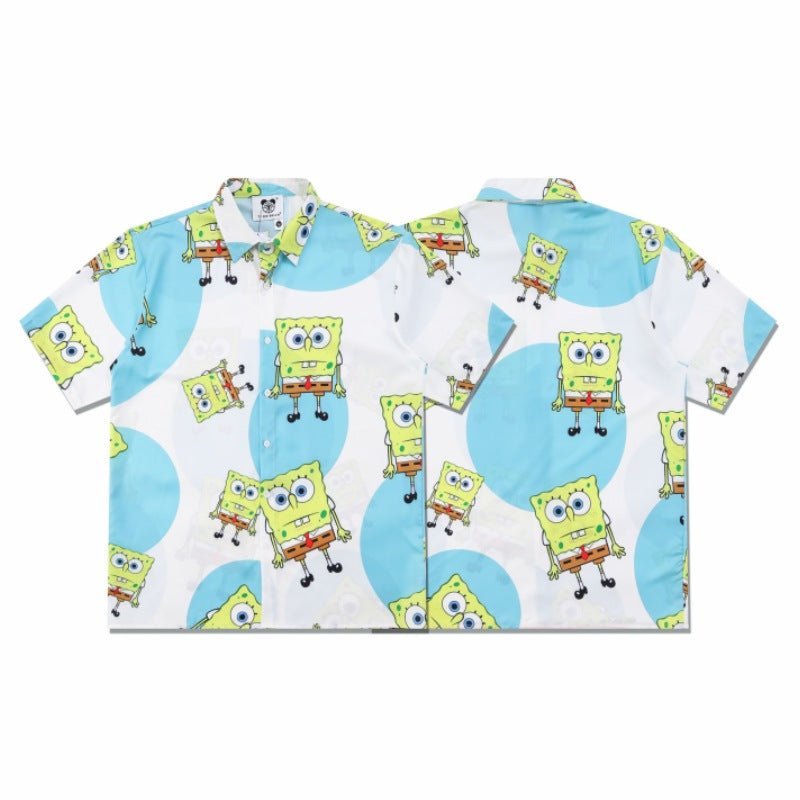 Spongebob anime button up shirt - Seakoff