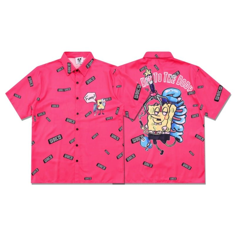 Spongebob anime button up shirt - Seakoff