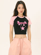 Star Graphic Crop Tee - Seakoff