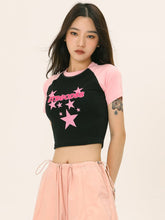 Star Graphic Crop Tee - Seakoff