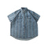 Striped Denim Chambray Shirt on Sale - Men&