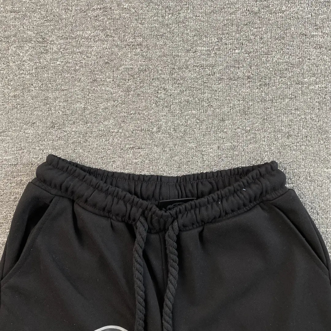 Syna World Black Graffiti Graphic Print Sweat Shorts