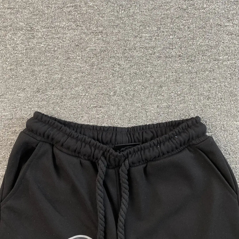 Syna World Black Graffiti Graphic Print Sweat Shorts