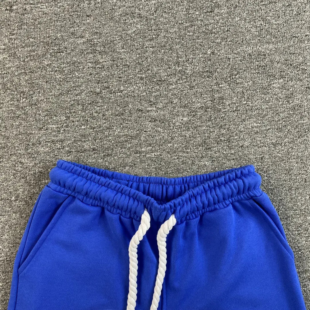 Syna World Blue Graffiti Logo Print Sweat Shorts