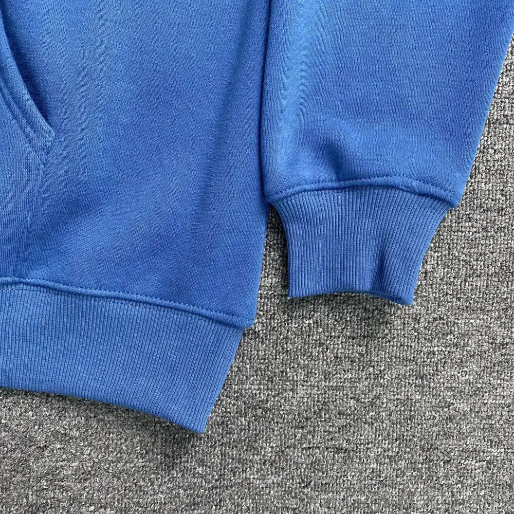 Syna World Blue Letter Print Hoodie