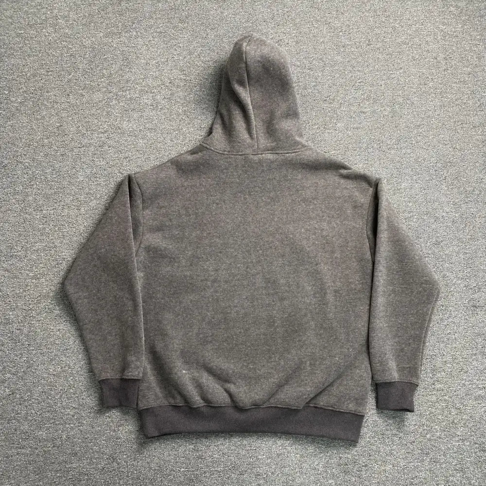 Syna World Grey Graffiti Graphic Pullover Hoodie