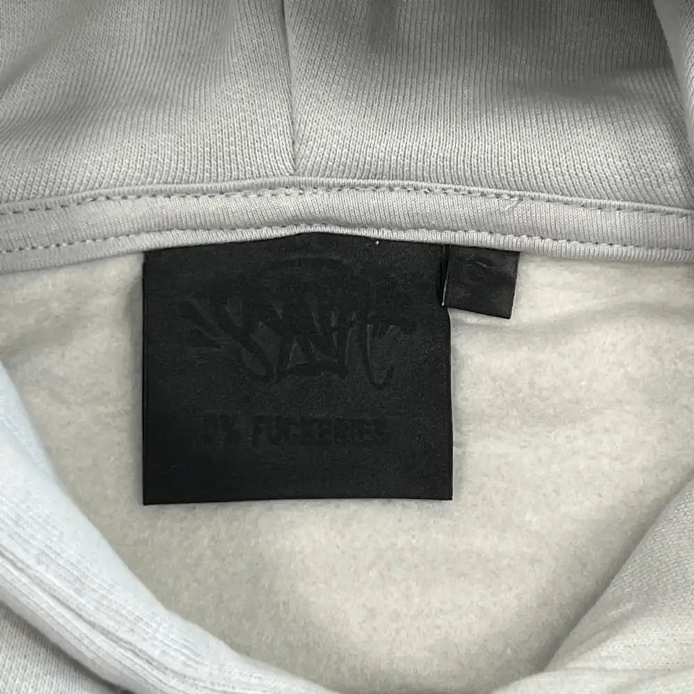 Syna World Grey Colorblock Neon Trim Hoodie