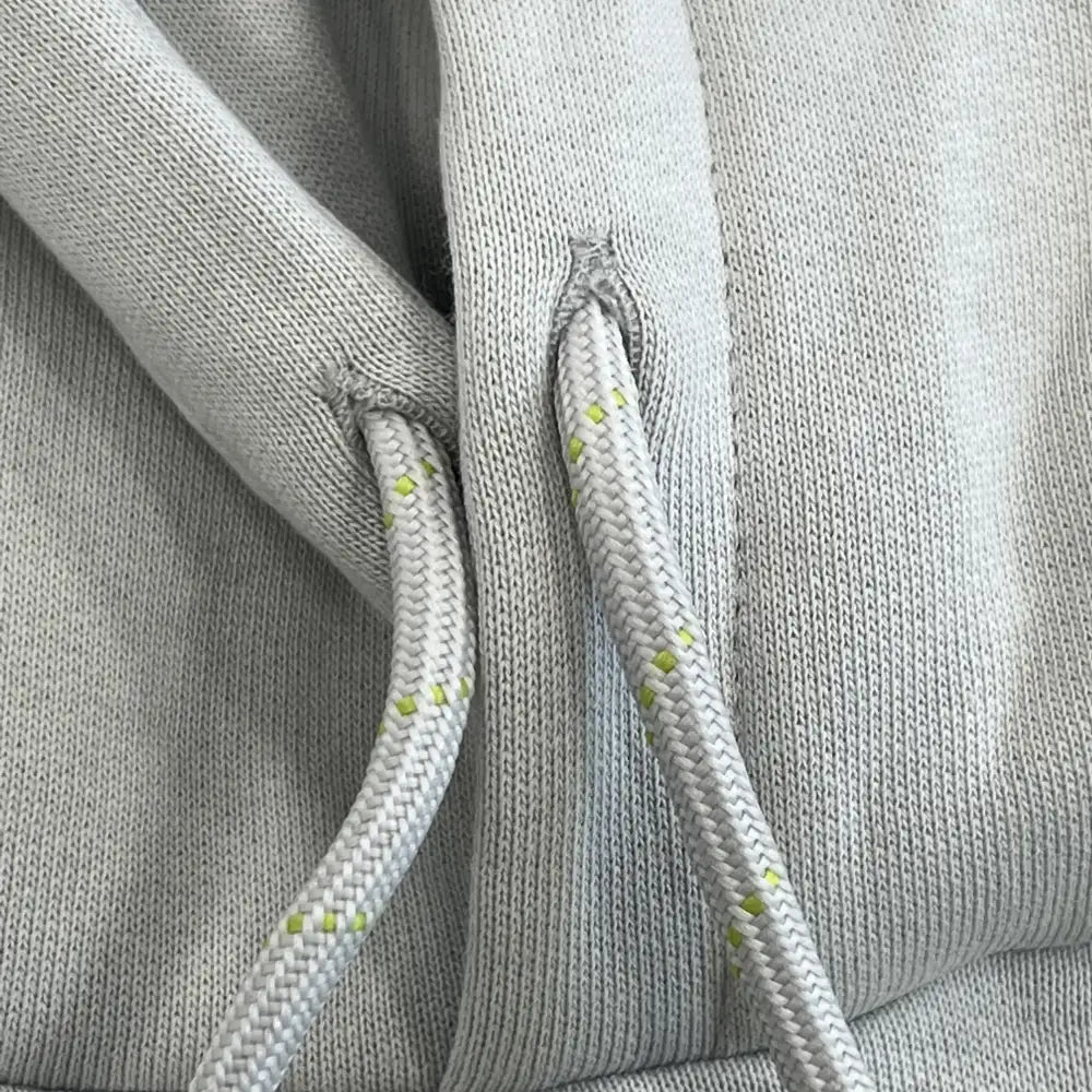 Syna World Grey Colorblock Neon Trim Hoodie