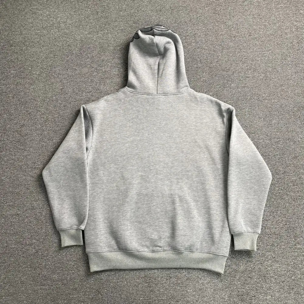 Syna World Grey Graffiti Print Oversized Hoodie