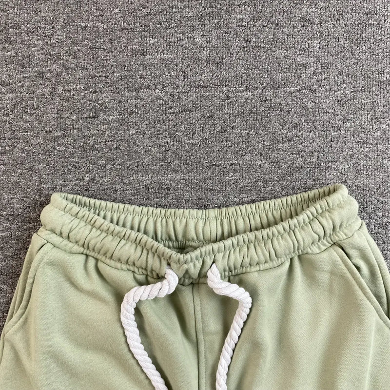 Syna World Graffiti Graphic Print Olive Green Shorts